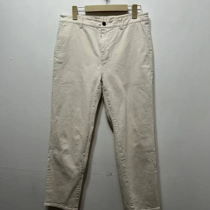 [BUNJANG] Calvin Klein Ivory Beige Cotton Pants / 켈빈클라인 ck 30 아이보리 베이지 면바지