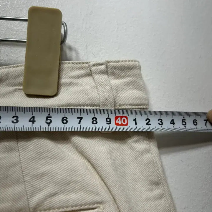 [BUNJANG] Calvin Klein Ivory Beige Cotton Pants / 켈빈클라인 ck 30 아이보리 베이지 면바지