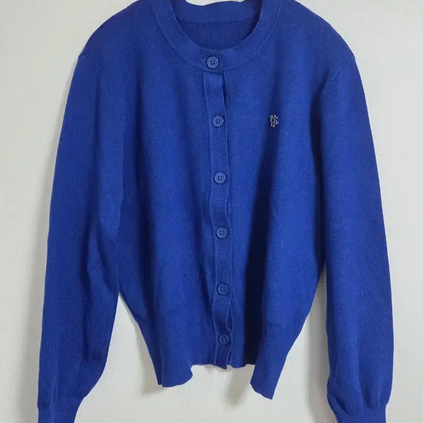 [SOLD OUT] 블루 라운드넥 가디건77