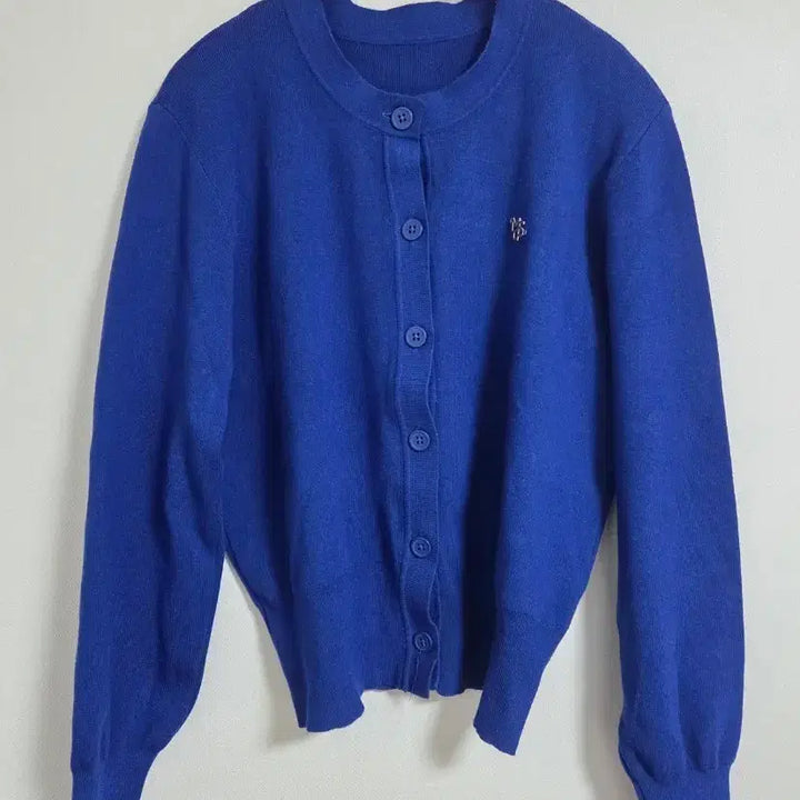 [SOLD OUT] 블루 라운드넥 가디건77