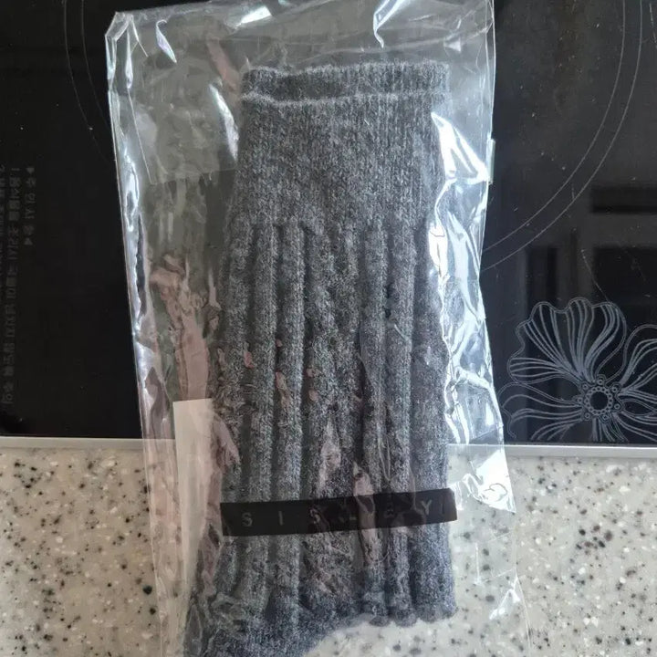[BUNJANG] Sisley Gray Ribbed Socks / [새상품] 시슬리 그레이 골지 양말
