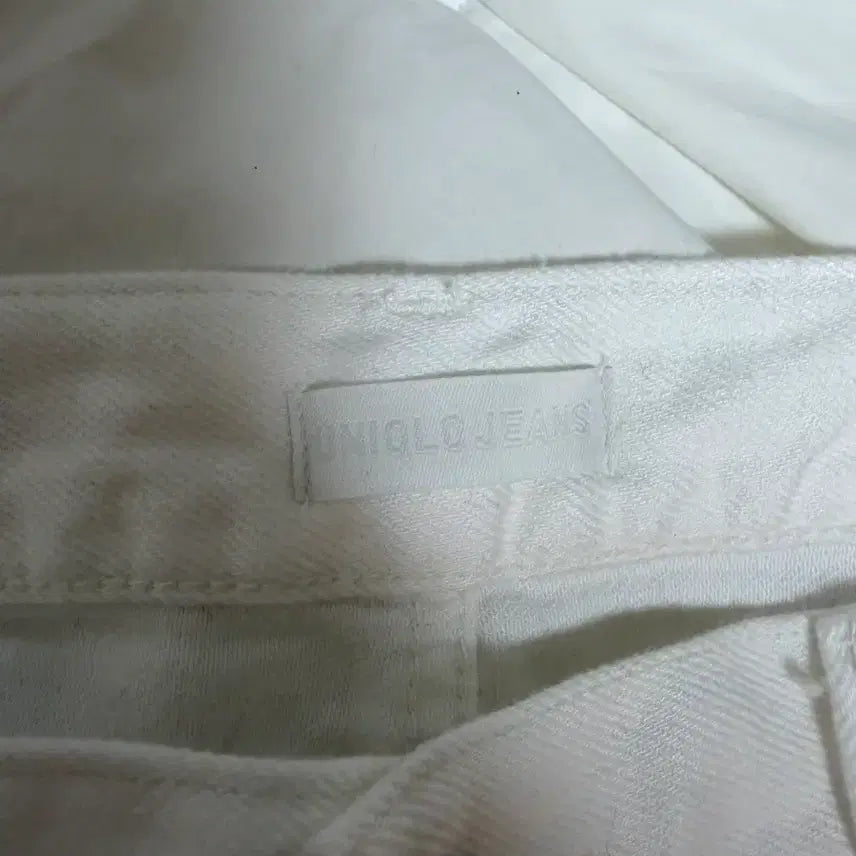 [BUNJANG] Uniqlo U Baggy Jeans Off-White 32 / 유니클로 U 배기진 오프화이트 32