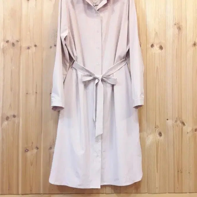[BUNJANG] Belted Long Shirt Dress / * 셔츠형 벨티드 롱 원피스      ( 새 상 품 )