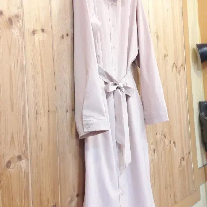 [BUNJANG] Belted Long Shirt Dress / * 셔츠형 벨티드 롱 원피스      ( 새 상 품 )