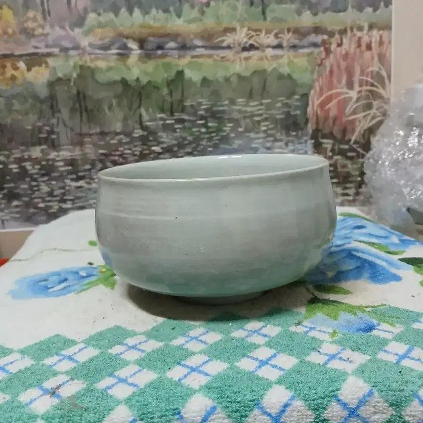 [BUNJANG] Lim Hwa Gong Celadon Porcelain Vase / 임화공 선생님 작품