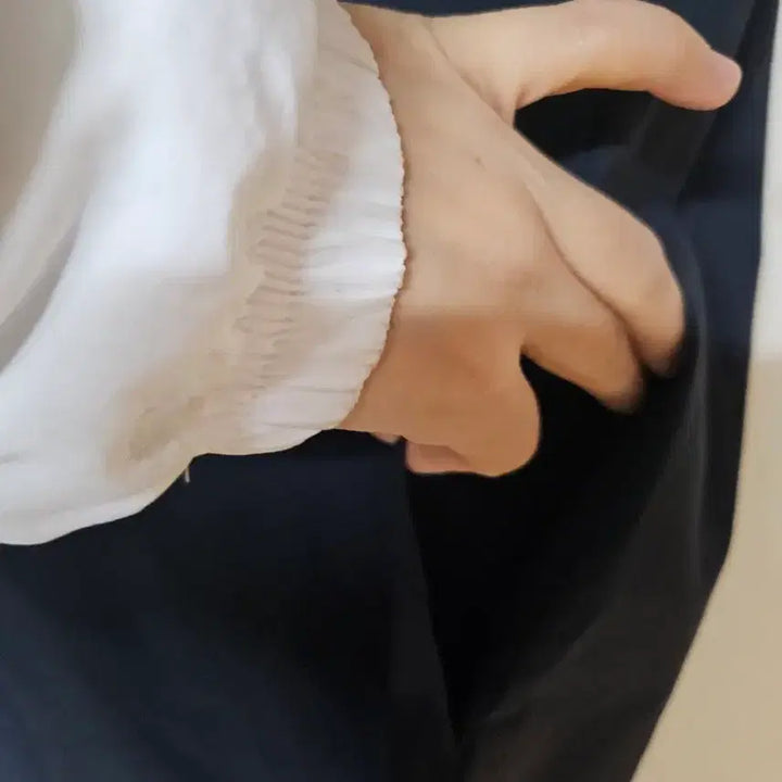 [BUNJANG] OUTDOOR Black Pocket Detail Long Dress / OUTDOOR 검정색 포켓 반팔 롱 원피스
