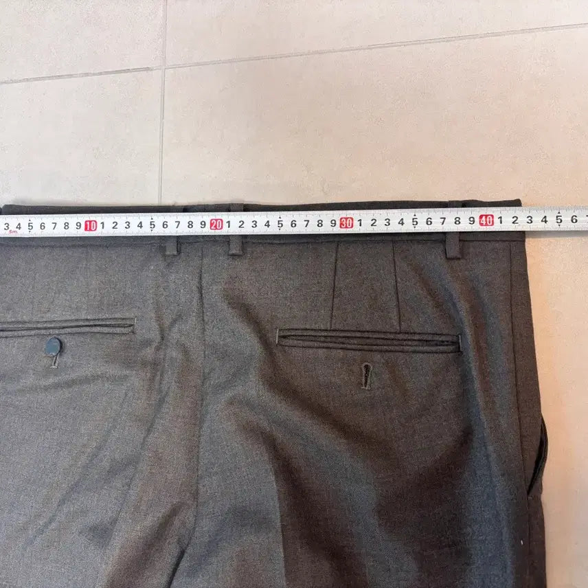 [SOLD OUT] 타임옴므 울 슬랙스 다크그레이