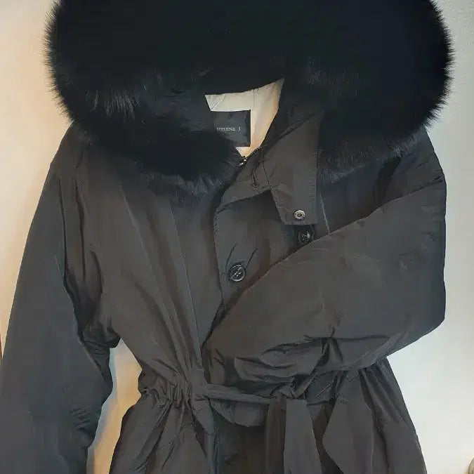 [BUNJANG] Helen J Fox Fur Long Padding Jacket / 헬렌제이 폭스퍼 롱패딩 프리
