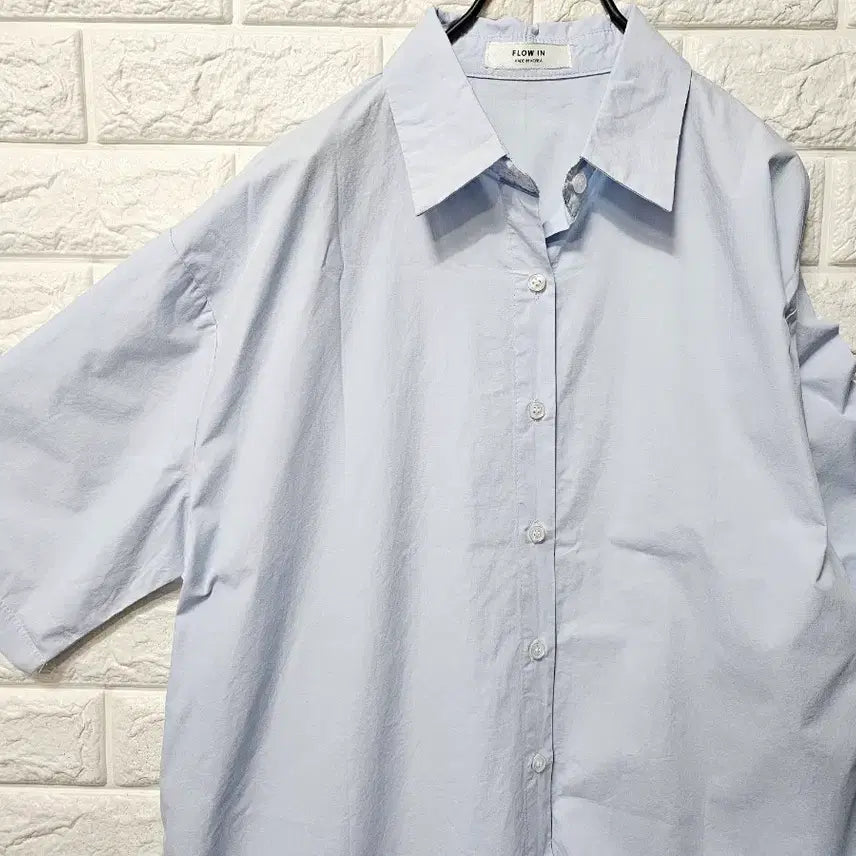 [SOLD OUT] 하늘색 셔츠 원피스