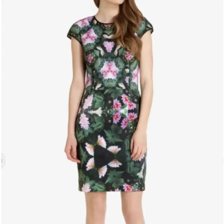 [BUNJANG] Ted Baker Natural Kingdom Geo Dress / 테드베이커(TED BAKER) 내츄럴 킹덤 지오 원피스 44