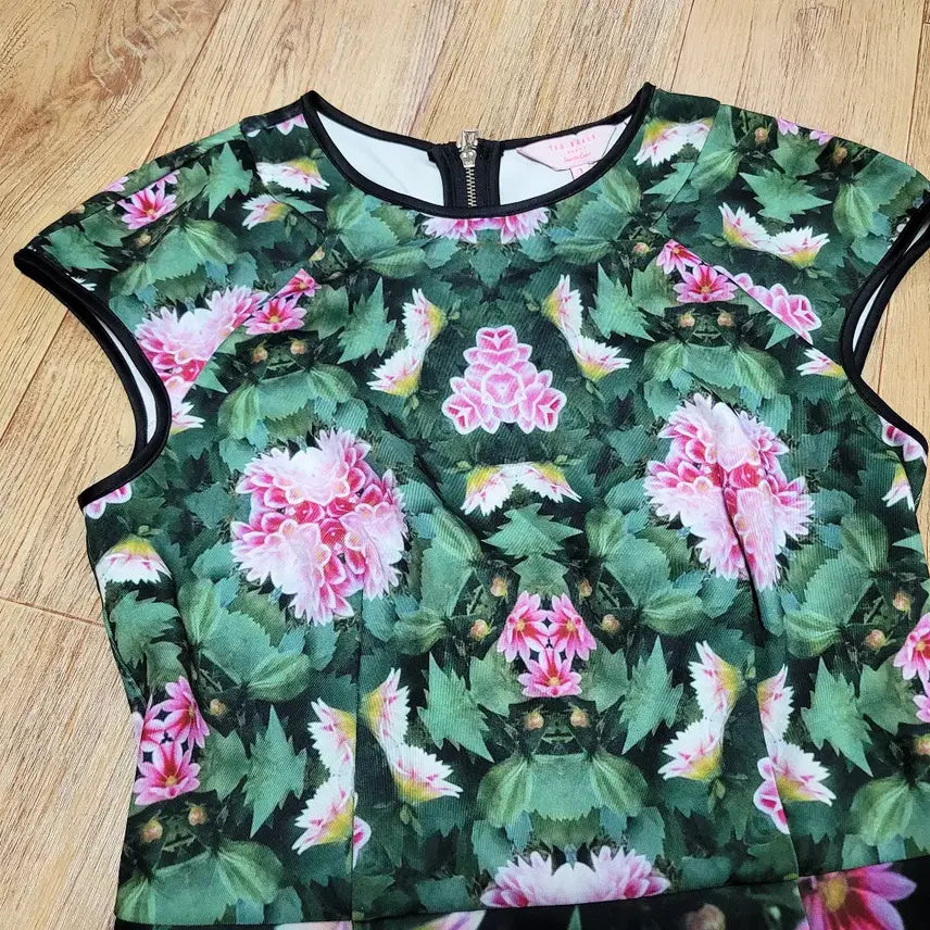 [BUNJANG] Ted Baker Natural Kingdom Geo Dress / 테드베이커(TED BAKER) 내츄럴 킹덤 지오 원피스 44
