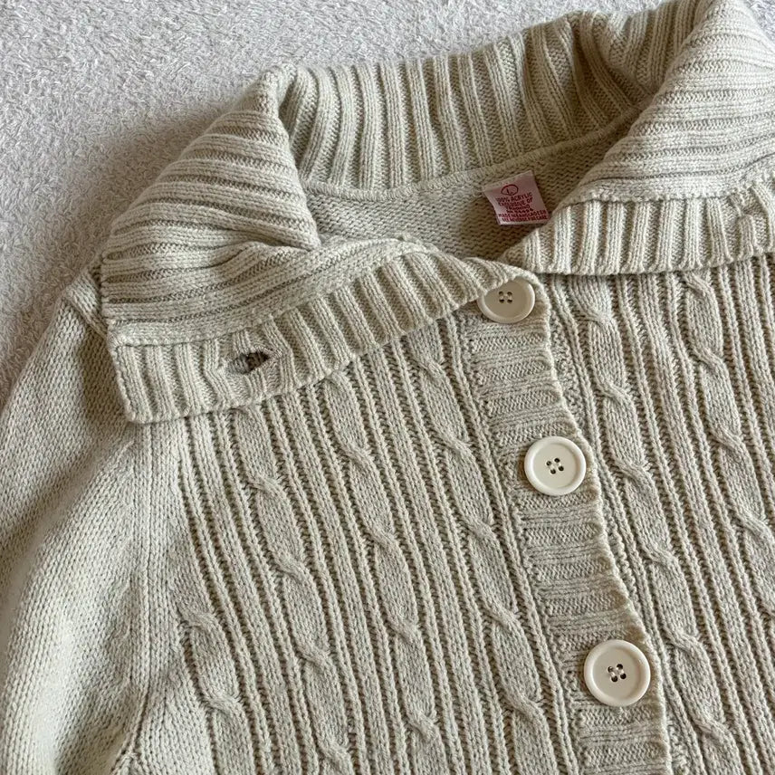 [BUNJANG] Vintage Light Beige Cardigan / 빈티지 연베이지 가디건