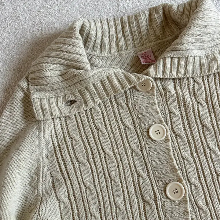 [BUNJANG] Vintage Light Beige Cardigan / 빈티지 연베이지 가디건