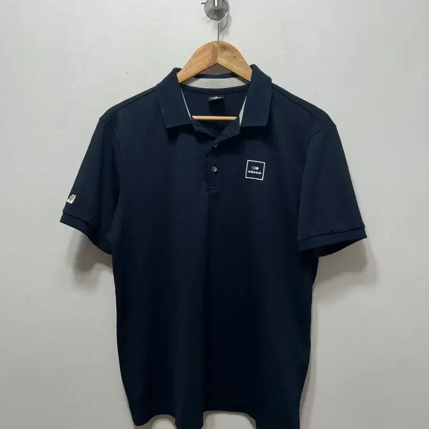 [BUNJANG] Aider Navy Short Sleeve Polo Shirt L / 아이더 네이비 반팔 폴로티셔츠 L