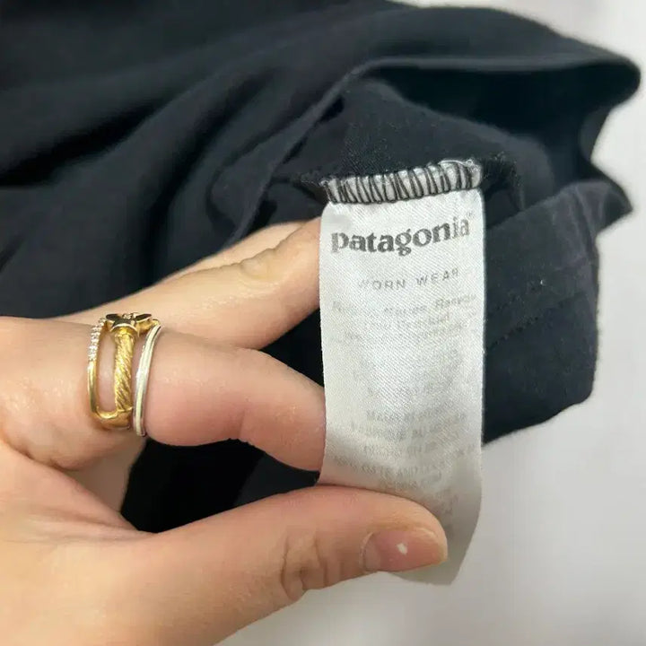 [BUNJANG] Patagonia Pocket T-Shirt Black S / 파타고니아 포켓 반팔 티셔츠 블랙 S