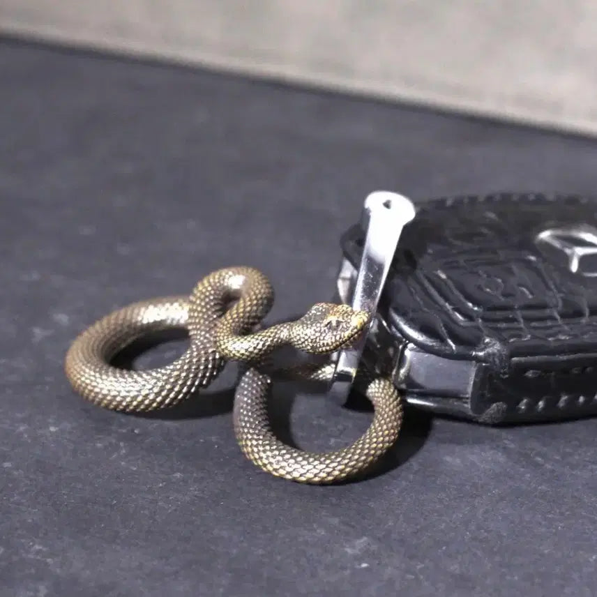 [BUNJANG] Snake Design Keychain / 뱀 디자인 키링 열쇠고리
