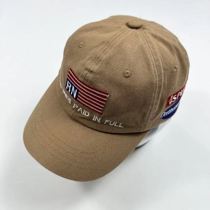 [BUNJANG] VTG Patch Logo Baseball Cap Beige / (여성) VTG 빈티지 패치로고 볼캡 베이지