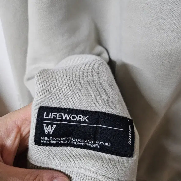 [BUNJANG] Life Work Dog Pocket Sweatshirt L / 라이프워크 강아지 포켓 맨투맨 티셔츠 L