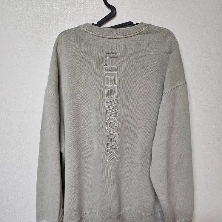 [BUNJANG] Life Work Dog Pocket Sweatshirt L / 라이프워크 강아지 포켓 맨투맨 티셔츠 L