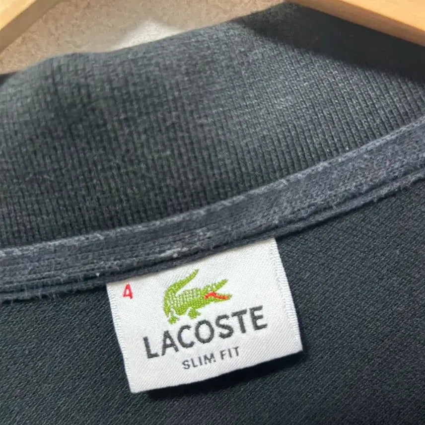 [SOLD OUT] 라코스테 블랙 반팔 폴로티 4 /M
