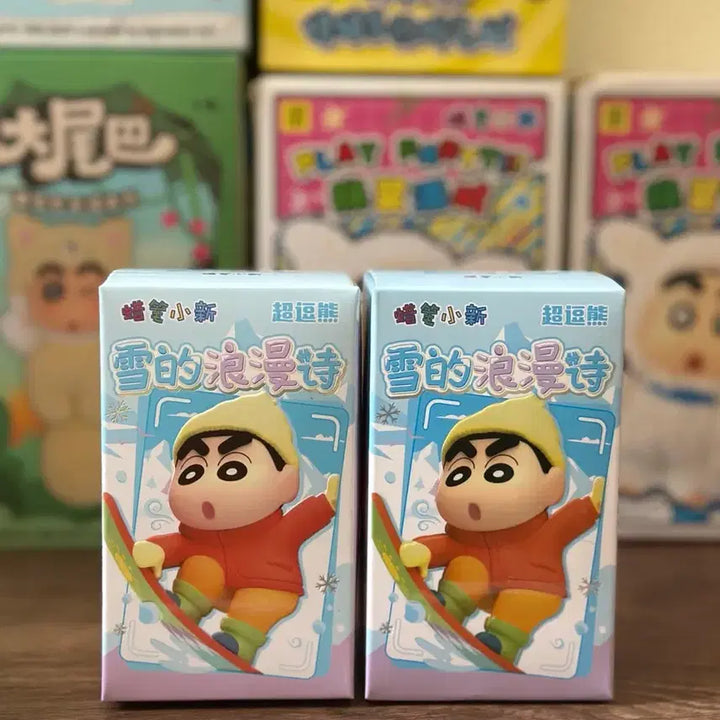 [SOLD OUT] <당일발송> 짱구모음 미니어처키링 겨울방학 허그미 도파민