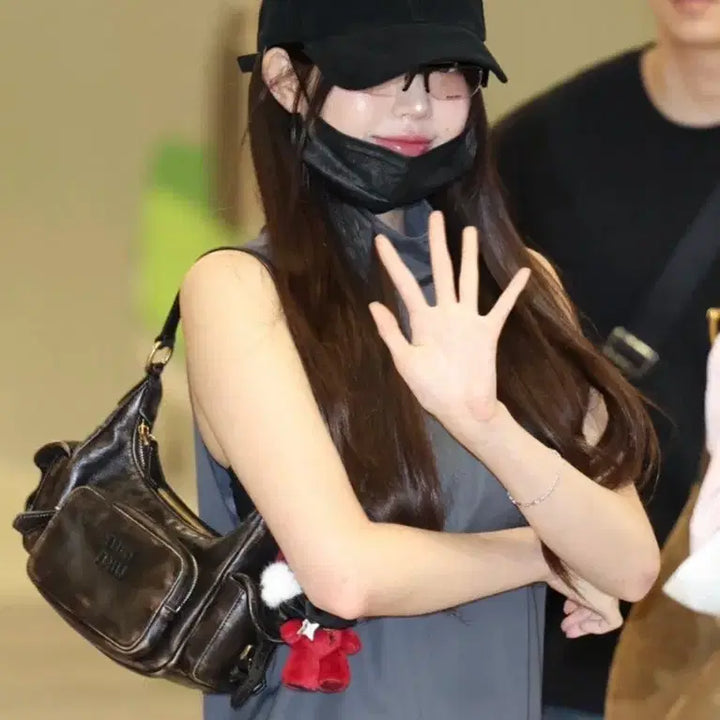 [BUNJANG] OPEN YY Cargo Pocket Mini Dress (Charcoal, S) / 오픈와이와이 카고 포켓 미니 원피스 차콜 S