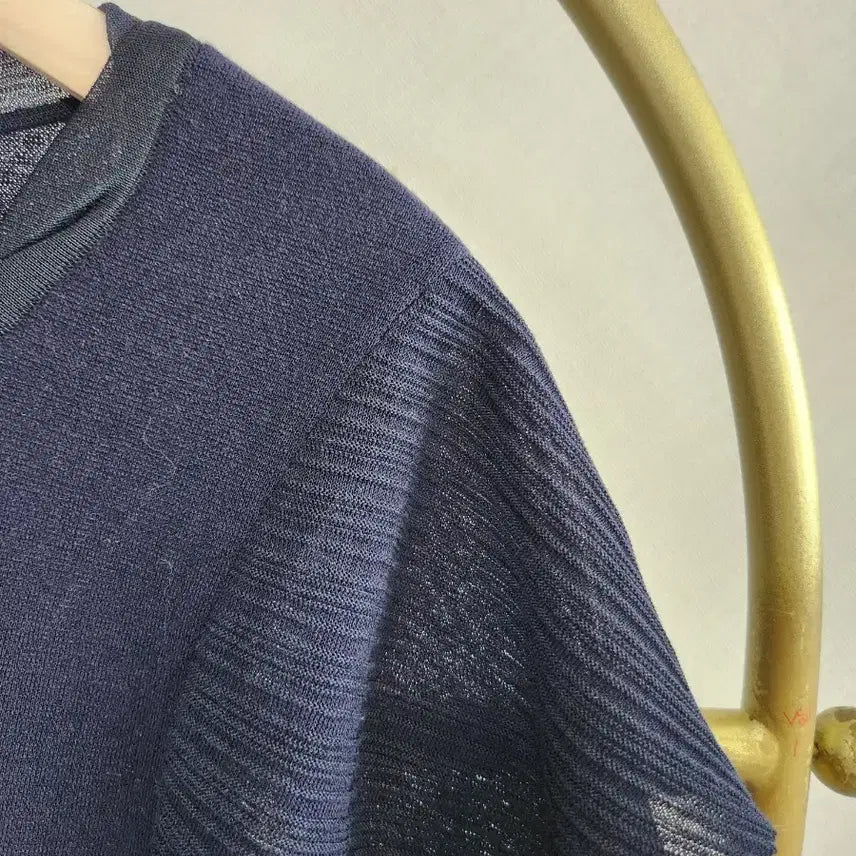 [BUNJANG] System Navy Pleated Long Dress / 시스템 네이비 플리츠 롱 원피스