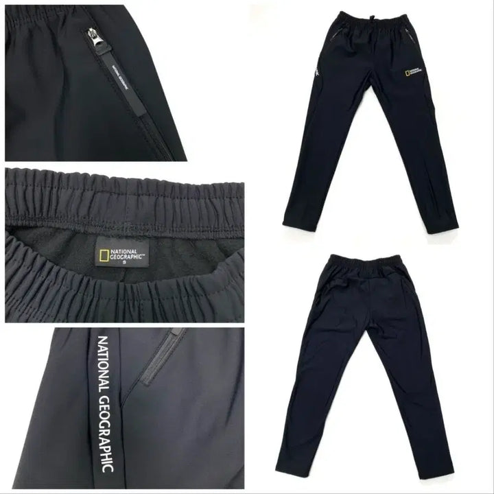[BUNJANG] National Geographic Black Training Suit Set / 내셔널지오그래픽 블랙 트레이닝복 세트