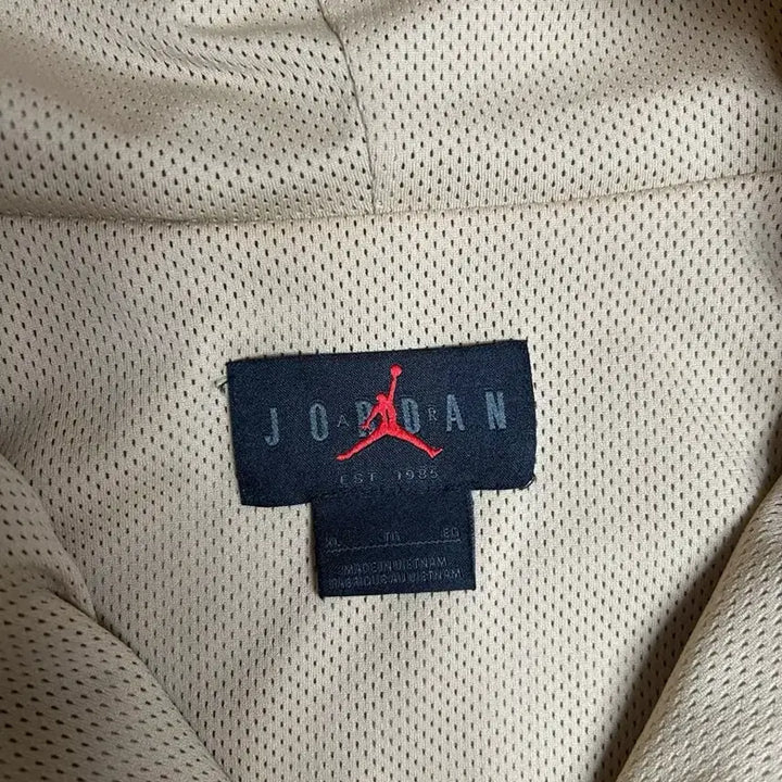 [BUNJANG] Nike Jordan Anorak Windbreaker Jacket Beige XL / 나이키 조던 아노락 바람막이 자켓 베이지 XL
