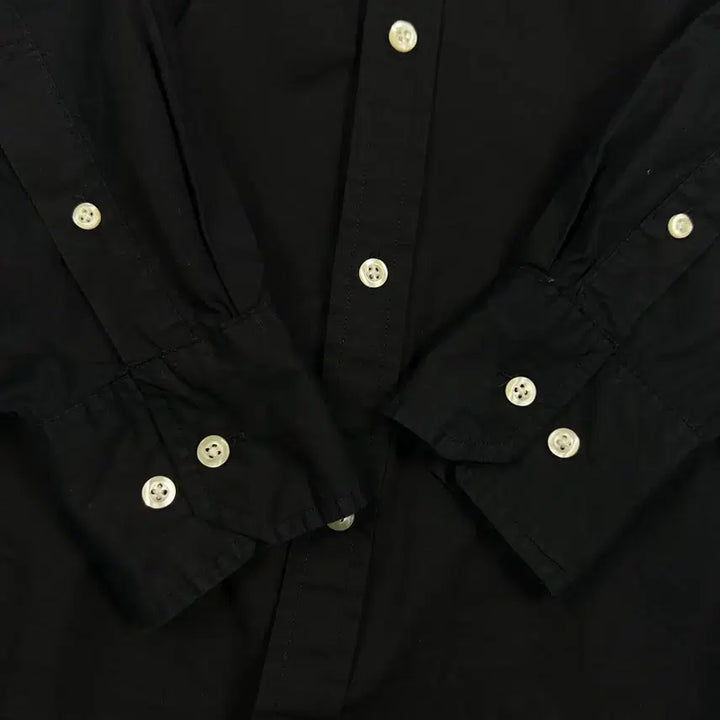 [BUNJANG] Tommy Hilfiger Basic Solid Shirt Black / (S) 타미힐피거 베이직 솔리드 셔츠 블랙