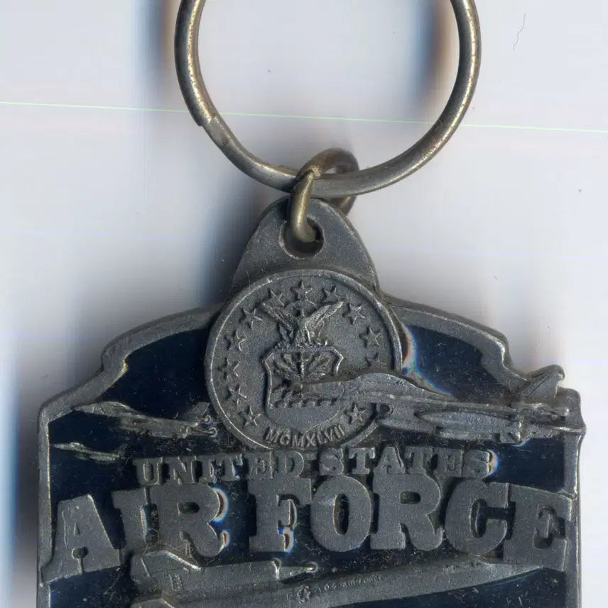 [BUNJANG] US Air Force Siskiyou Pewter Keyring / 미공군 시스키유 키링 열쇠고리 기념품