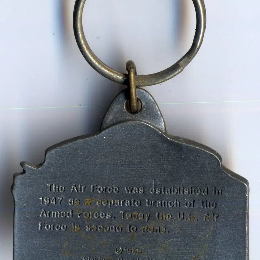 [BUNJANG] US Air Force Siskiyou Pewter Keyring / 미공군 시스키유 키링 열쇠고리 기념품