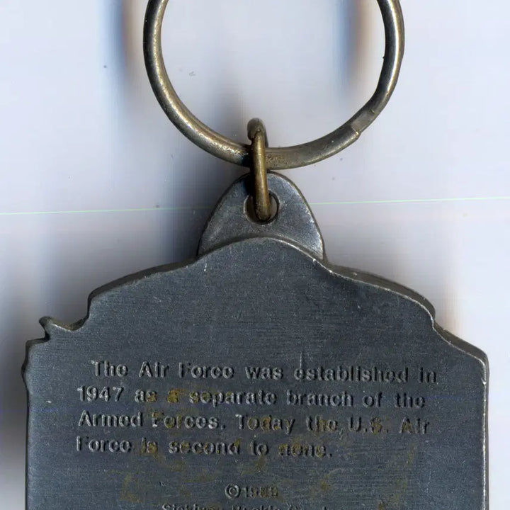 [BUNJANG] US Air Force Siskiyou Pewter Keyring / 미공군 시스키유 키링 열쇠고리 기념품