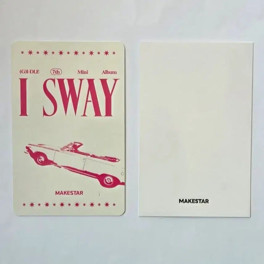 [BUNJANG]  (G)I-DLE Minnie I SWAY Makestar POB Photocard / 여자아이들 민니 I SWAY 메이크스타 특전 포카