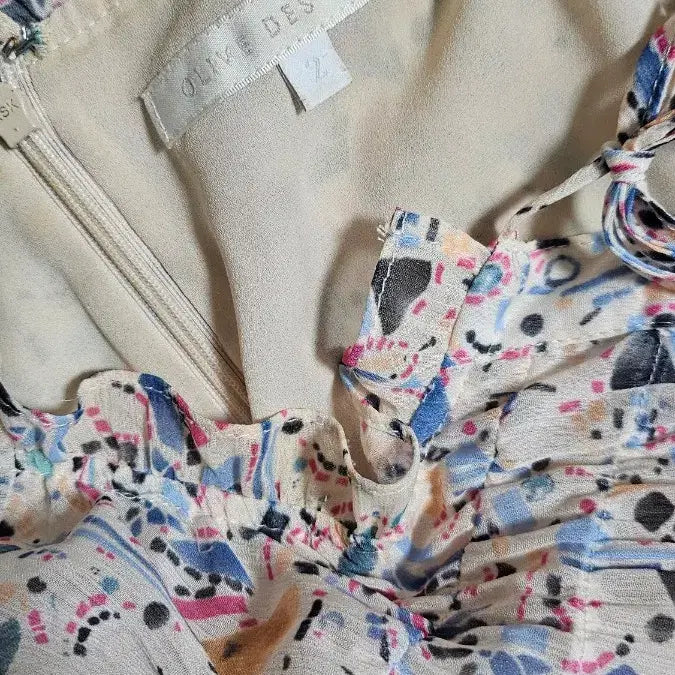 [SOLD OUT] olive des olieve 자크 안감 허리 밴드 원피스