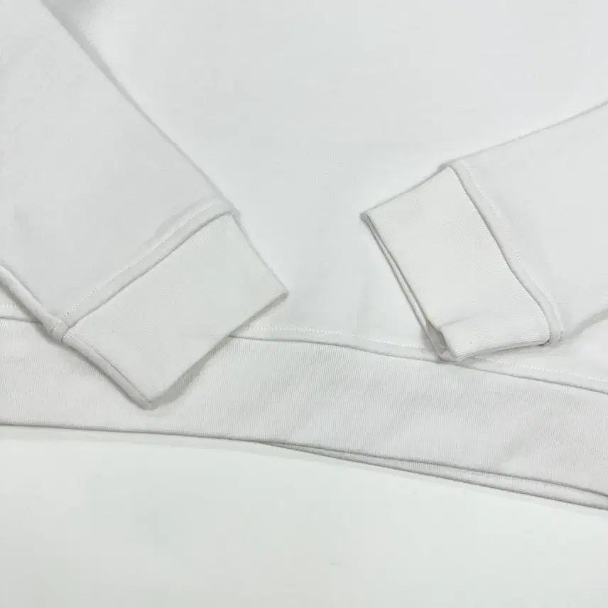 [SOLD OUT] (S) 라코스테 빅로고 베이직 맨투맨 화이트