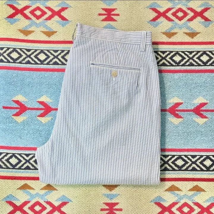 [SOLD OUT] 폴로 시어서커 스카이블루 스트라이프