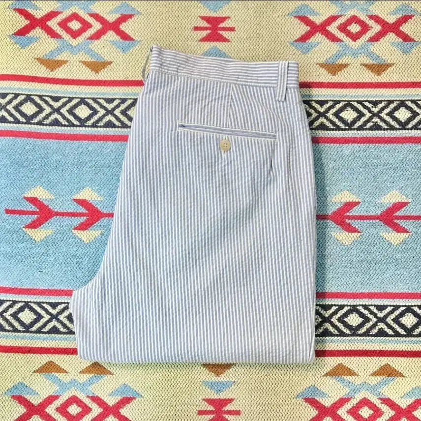 [SOLD OUT] 폴로 시어서커 스카이블루 스트라이프