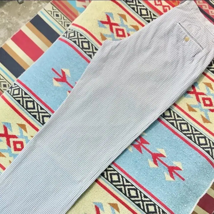 [SOLD OUT] 폴로 시어서커 스카이블루 스트라이프
