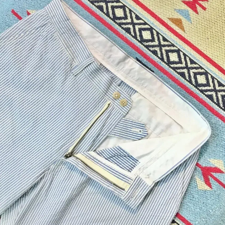 [SOLD OUT] 폴로 시어서커 스카이블루 스트라이프