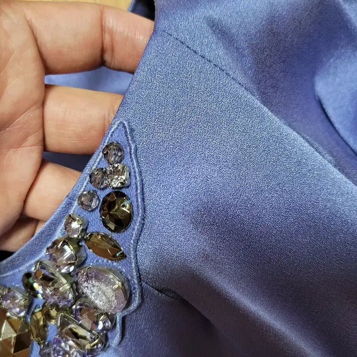[BUNJANG] Kallia Jewel Blouse / 칼리아 보석 블라우스 55-66 새상품