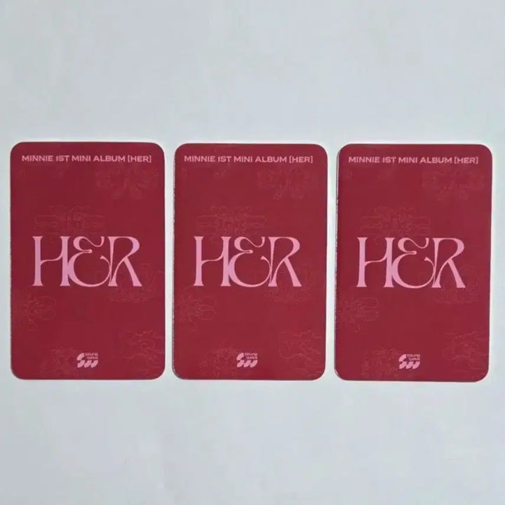 [BUNJANG]  (G)I-DLE Minnie HER Soundwave POB Photocard Bundle Set / 여자아이들 민니 HER 사운드웨이브 특전 포카