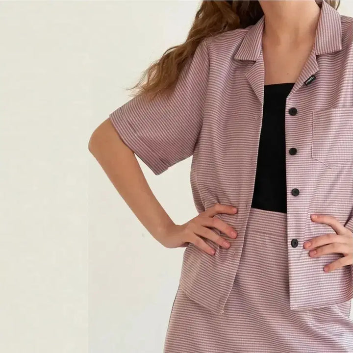 [BUNJANG] CTBRZ Gingham Check Shirt / 시티브리즈(CTBRZ) 깅엄 체크셔츠 프리사이즈 새상품