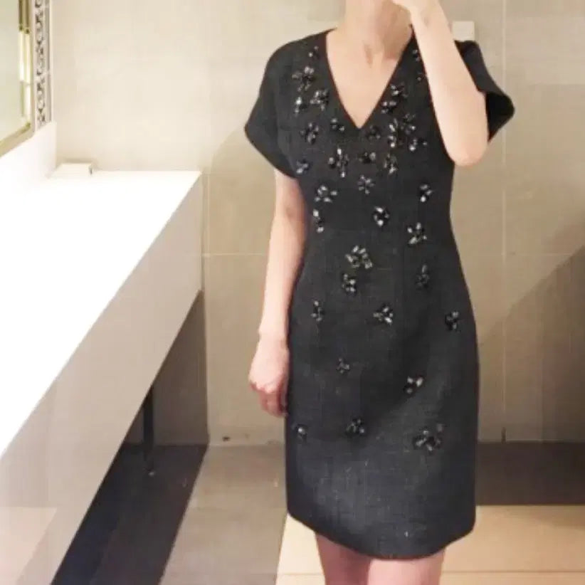 [BUNJANG] MOJO.S.PHINE Jewelry Dress 55 / 모조에스핀(MOJO.S.PHINE) 쥬얼리 원피스 55