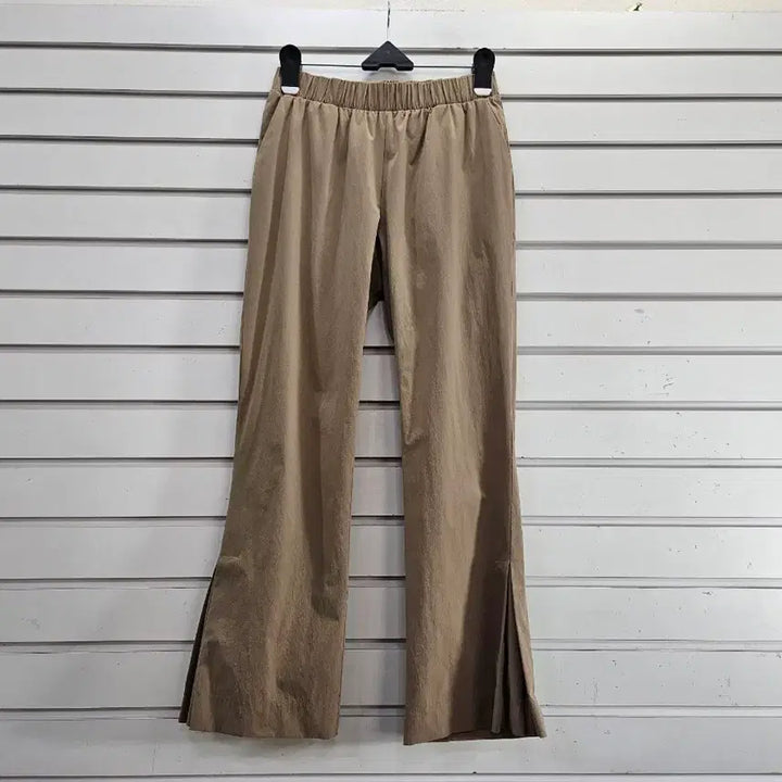 [SOLD OUT] 춘하용 베이지 부츠컷 여성 밴딩 바지55/보물찾기천사