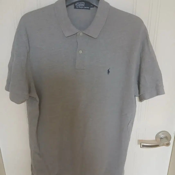 [BUNJANG] Polo Ralph Lauren Gray Short Sleeve Polo Shirt / 폴로 랄프로렌 회색 반팔 폴로티  105
