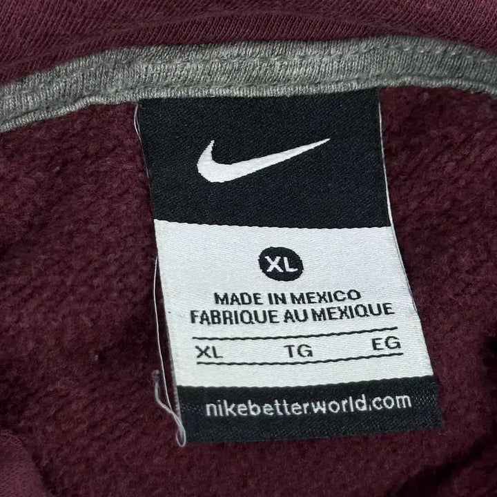 [BUNJANG] Nike Trojan Football Hoodie (2XL) / (2XL) 나이키 올드스쿨 트로잔 풋볼 후드티 버건디