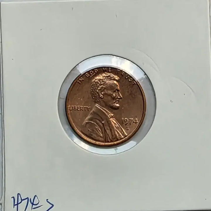 [BUNJANG] Lincoln 1974-S Penny / 링컨 1센트 1974_S 년도 미사용 페니