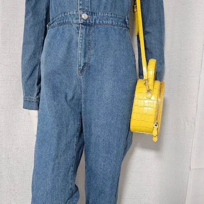 [BUNJANG] Denim Jumpsuit / 상태굿 데님 점프수트.