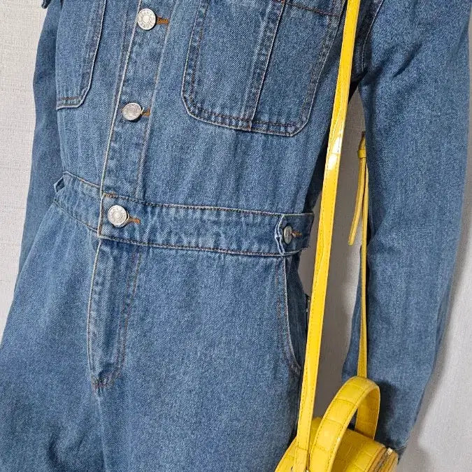 [BUNJANG] Denim Jumpsuit / 상태굿 데님 점프수트.